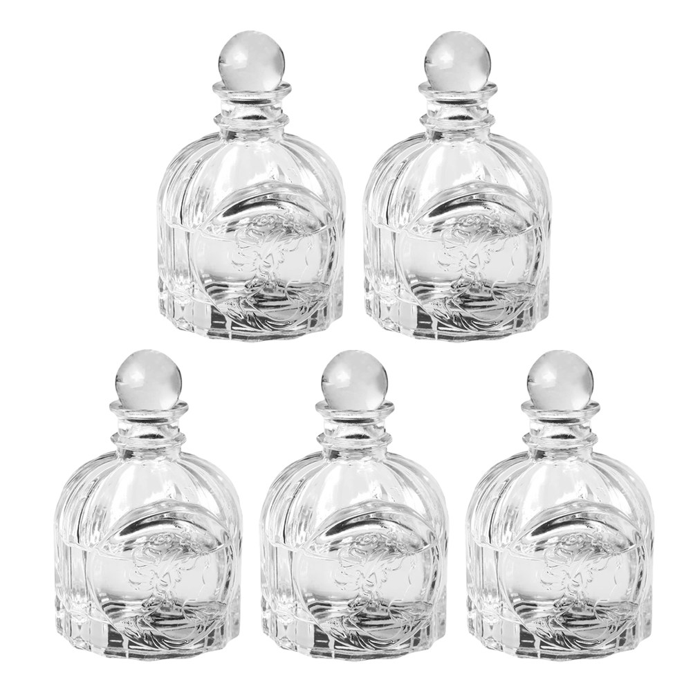 Fragrance Perfume Car - 5Sets Geurflessen Transparante Franse Stijl Parfum