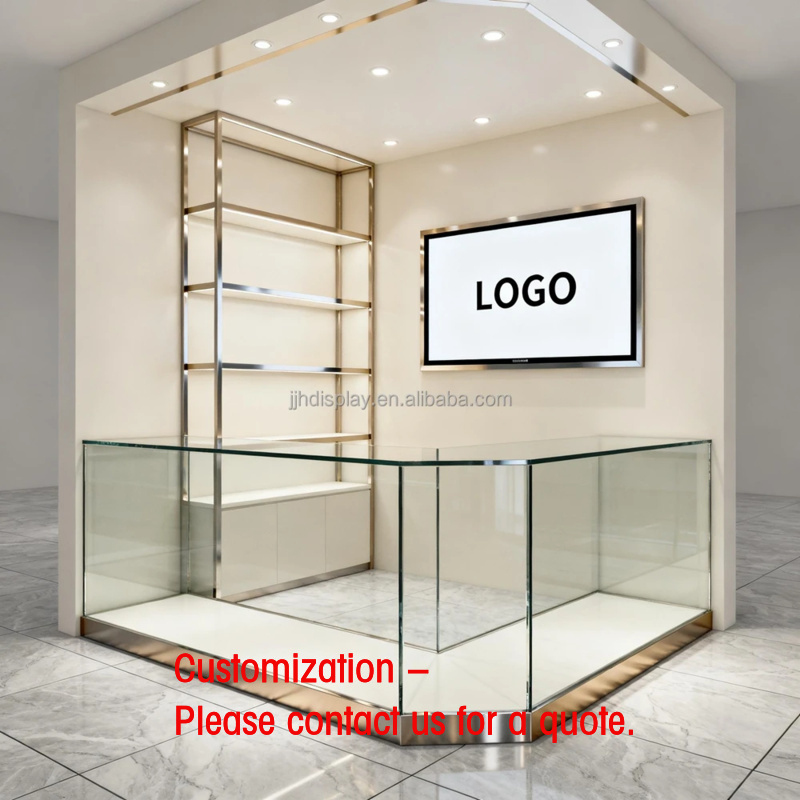 Perfume Fragrance Shop - Luxe parfumvitrine op maat, modern glazen