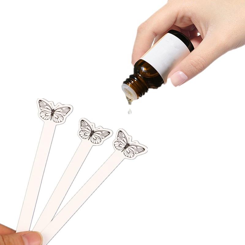 Perfume Fragrance Test - 100 stuks creatieve vlindervormige teststrips voor