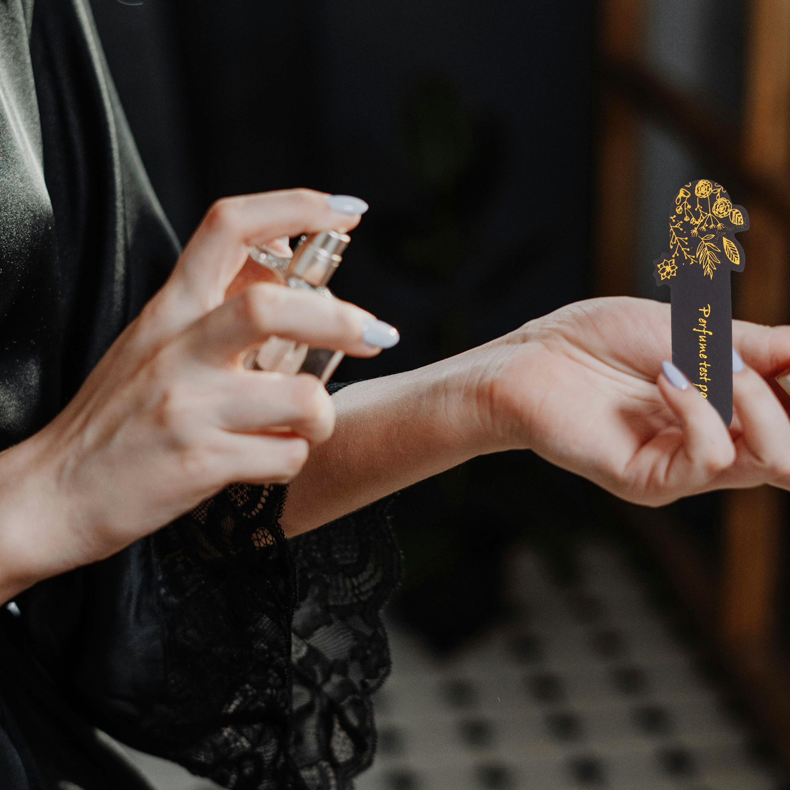 100 stuks zwarte papieren geur - Perfume Fragrance Test recensie en prijs