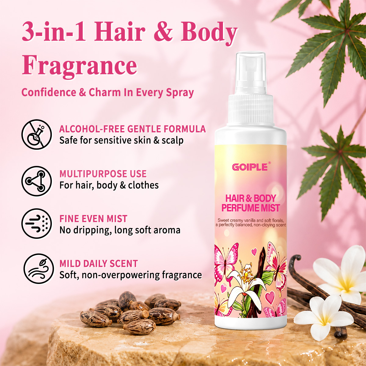 Haar- & lichaamsparfum mist, b - Perfume Fragrance Mist recensie en prijs